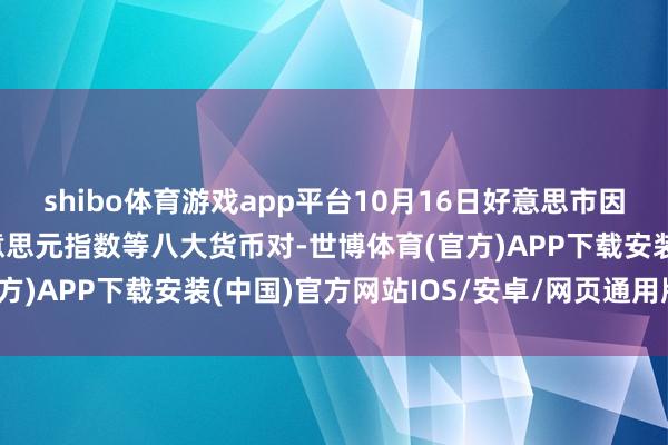 shibo体育游戏app平台10月16日好意思市因循阻力：金银原油+好意思元指数等八大货币对-世博体育(官方)APP下载安装(中国)官方网站IOS/安卓/网页通用版入口