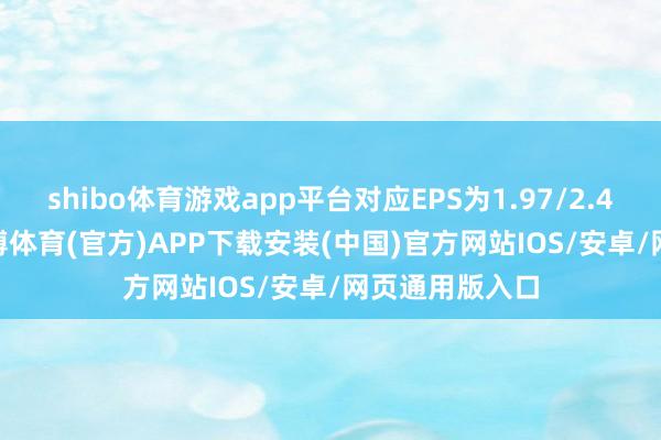 shibo体育游戏app平台对应EPS为1.97/2.44/2.99元-世博体育(官方)APP下载安装(中国)官方网站IOS/安卓/网页通用版入口