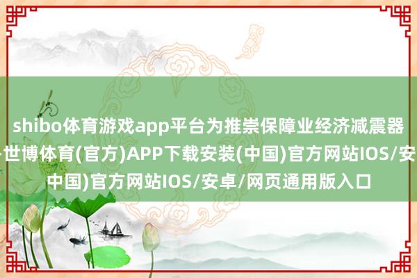 shibo体育游戏app平台为推崇保障业经济减震器和社会相识器功能-世博体育(官方)APP下载安装(中国)官方网站IOS/安卓/网页通用版入口